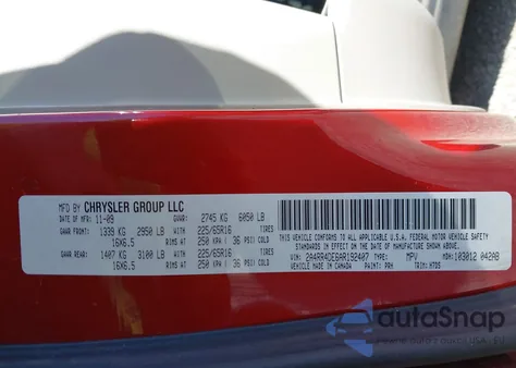 2010 Chrysler Town & Country Lx из США, поврежденный, VIN 2A4RR4DE6AR192407